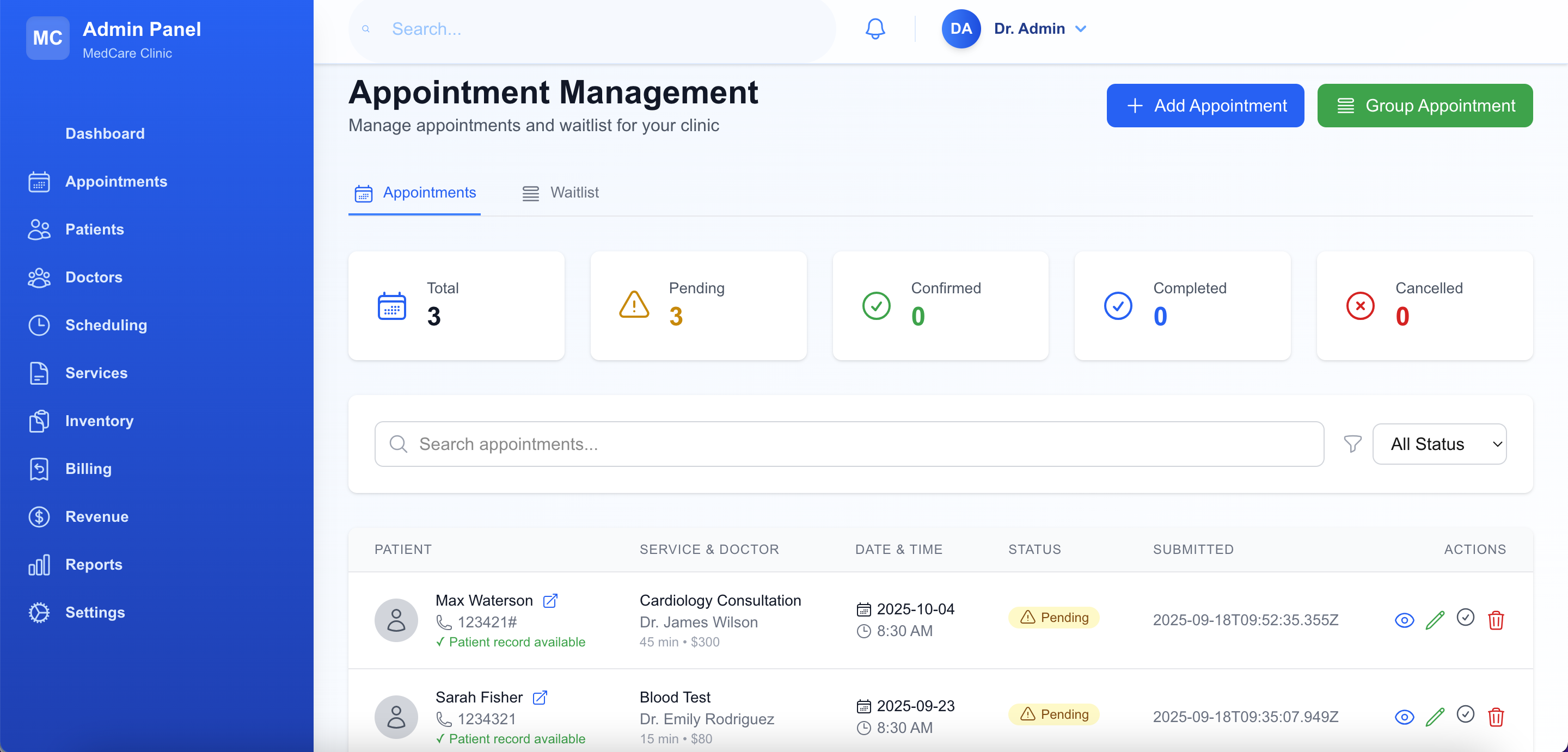 MedCare Clinic - Integrated Healthcare Management Ecosystem - Thumbnail 2