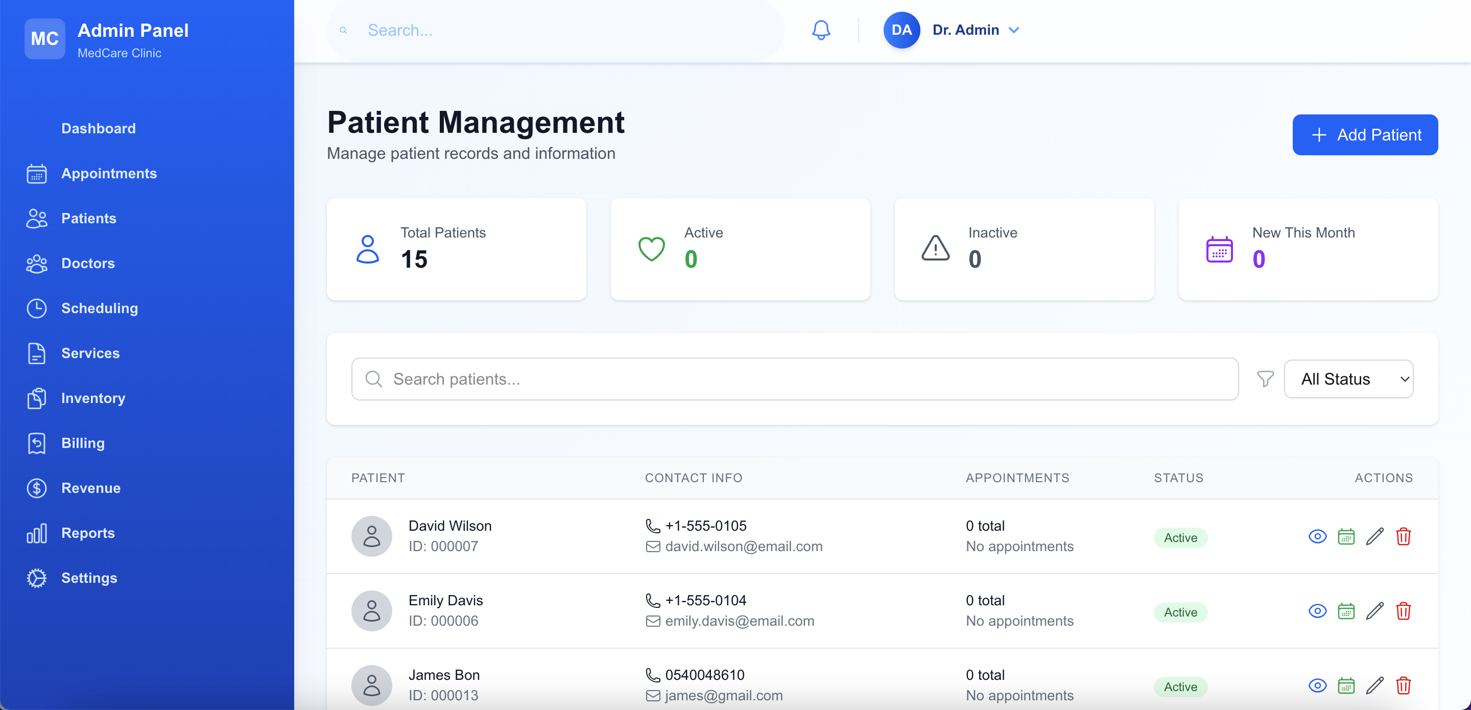 MedCare Clinic - Integrated Healthcare Management Ecosystem - Thumbnail 3